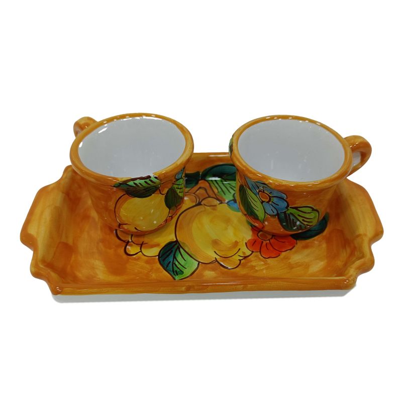 Coffee Cup and Tray Set “Tet-a-Tet” Favor....
