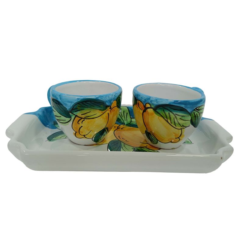 Kaffee-Tassen- und Tablett-Set „Tet-a-Tet“...