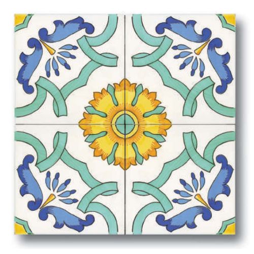 Mattonelle - piastrelle quadrate in ceramica vietrese... 2