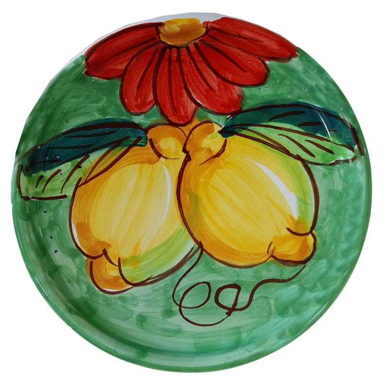 Under glass and/or under bottle. Hand painted...