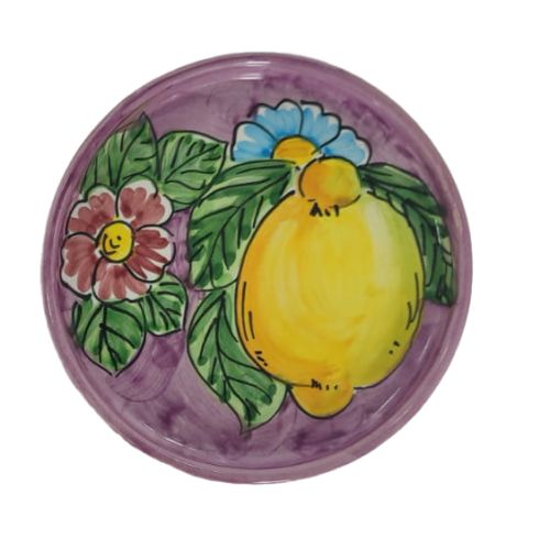 Sous un verre et/ou sous une bouteille. Céramique Vietri peinte à la main