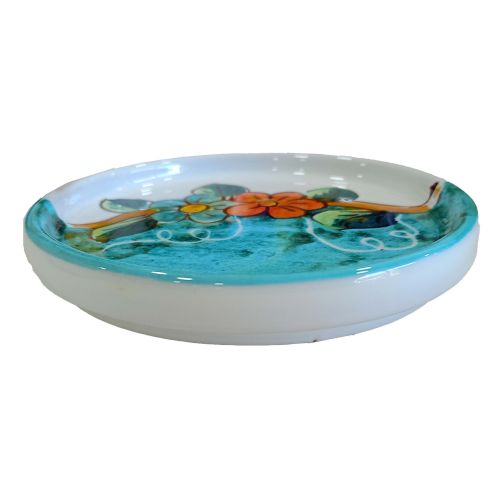 Under a glass and/or under a bottle. Hand painted Vietri ceramic