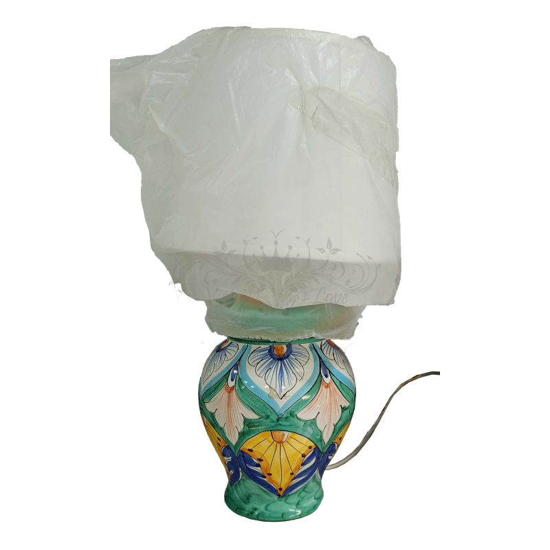 Lampe de chevet ligne Flower. Céramique Vietri...