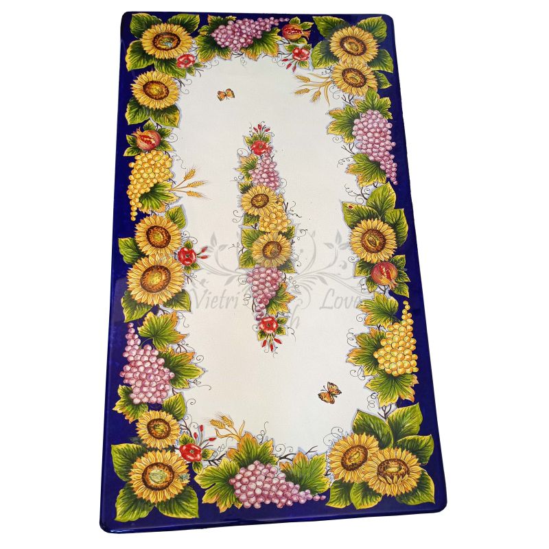 Table en pierre de lave céramisée. Sorrento...