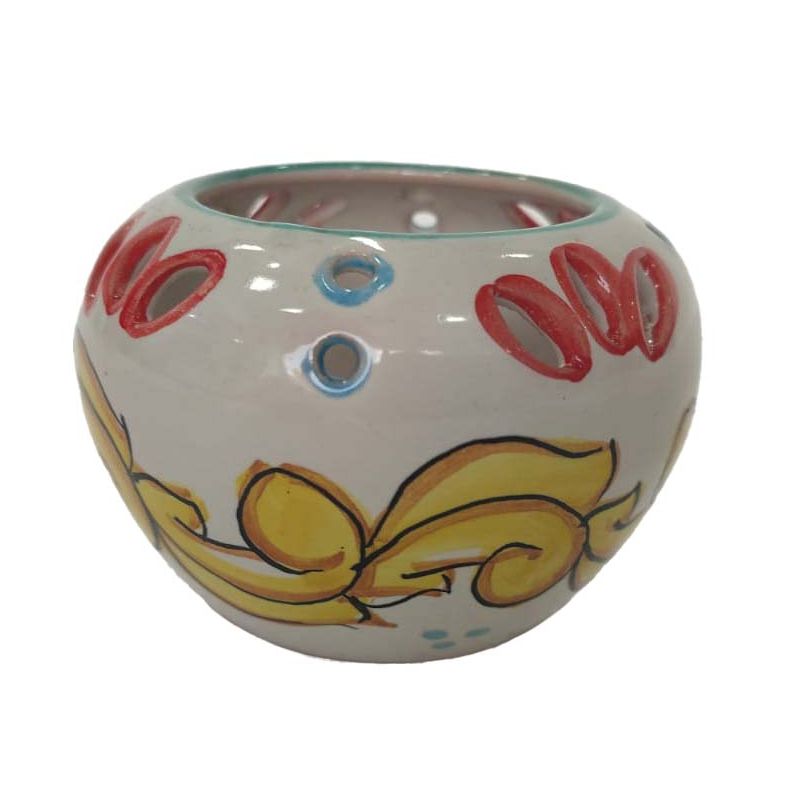 Mini Planter . handpainted Vietri ceramic