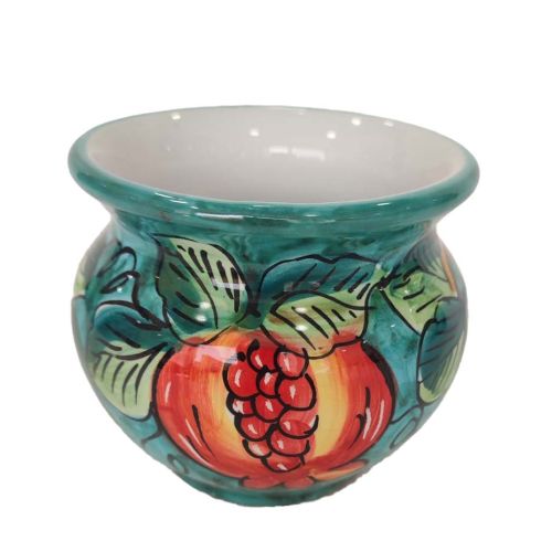 Maceta con soporte para plantas. Cerámica de Vietri...