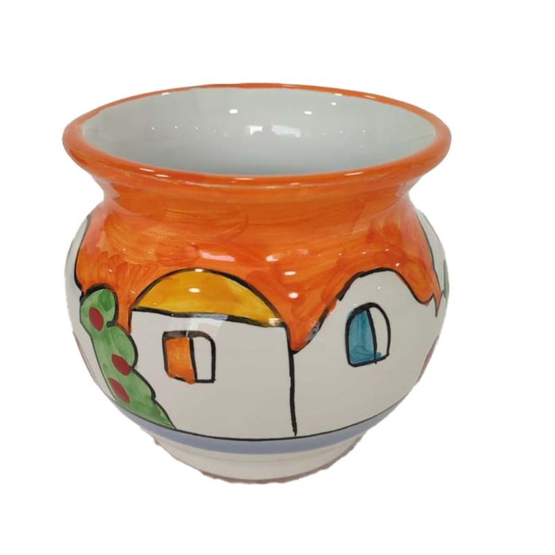 Cachepot Portapianta Linea Casette. Ceramica di...