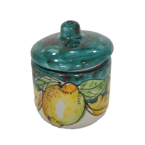 Zuccheriera linea Barocco e Limoni. Ceramica di Vietri... 2