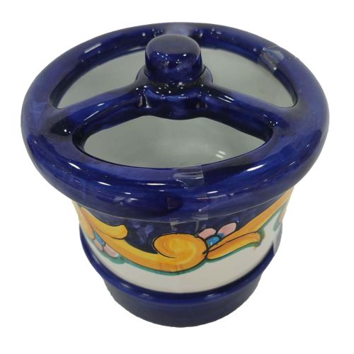 Scola Posate linea Barocco. Ceramica di Vietri. Dipinto a mano