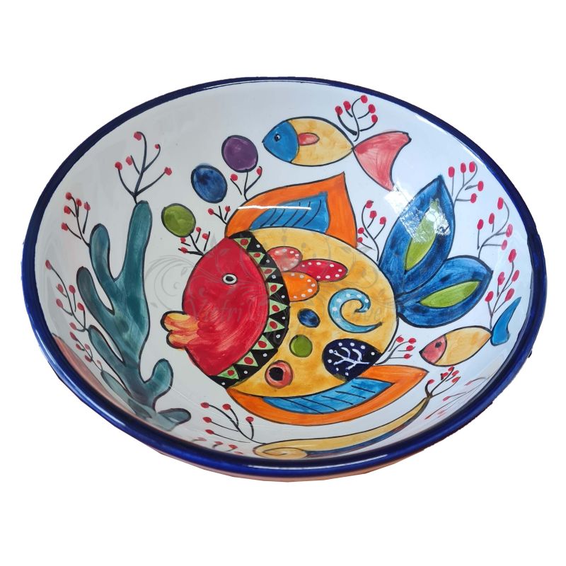Plates. Dishes. Naif Line. Vietri ceramic....