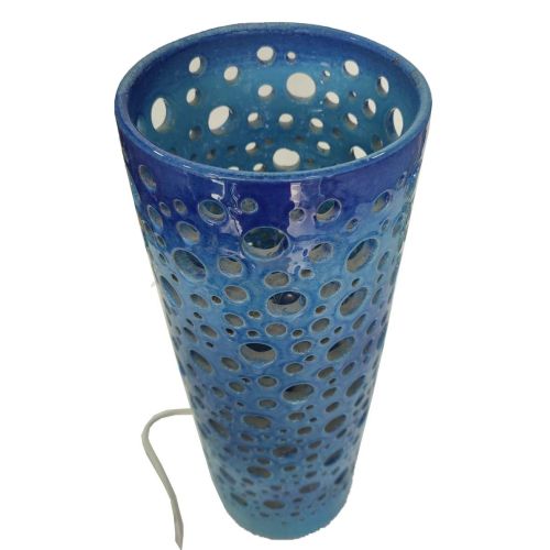 Floor lamp Modern Line. Hand painted Vietri ceramic.