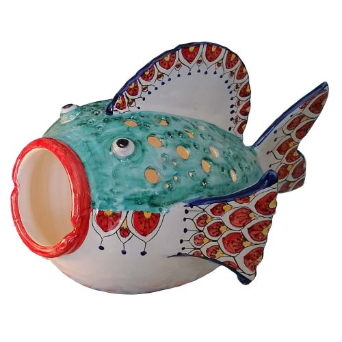 Fisch. Wohnaccessoires, Licht handbemalte Vietri-Keramik,... 2