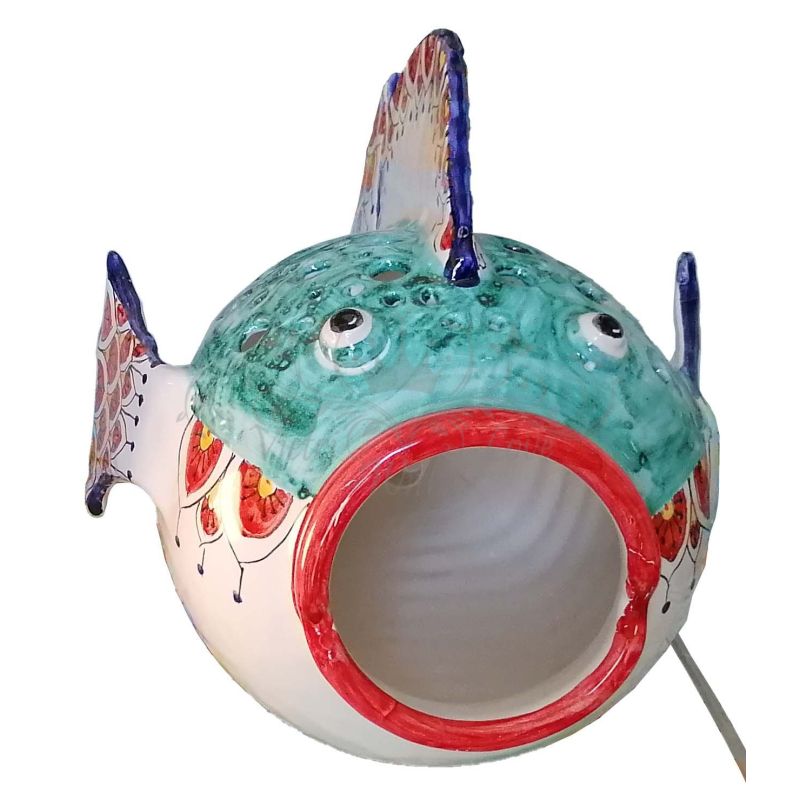 Fish. Home ornaments Lamp handpainted Vietri...