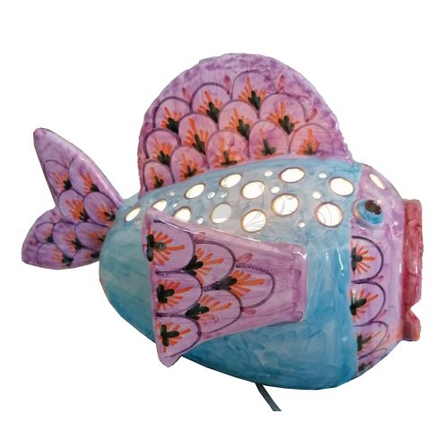 Fisch. Wohnaccessoires, Licht handbemalte Vietri-Keramik,... 2