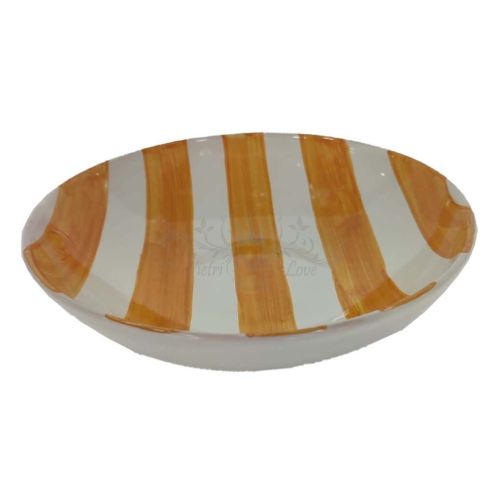 Tasse lisse, assiette creuse, bol, saladier. Ligne Righe....