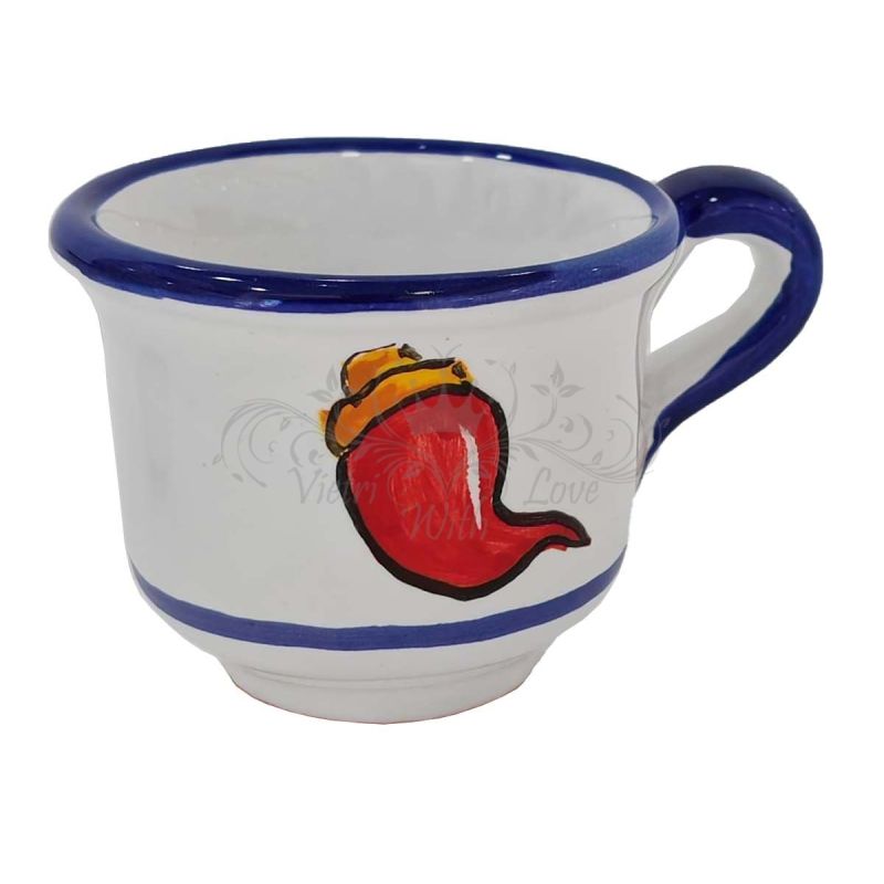 Kaffeetasse mit Untertasse. Neapel-Linie....