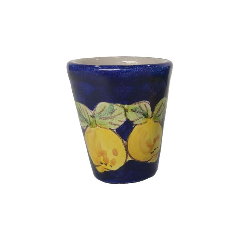 Glass. Shot glass. Limoncello. Lemons Line....
