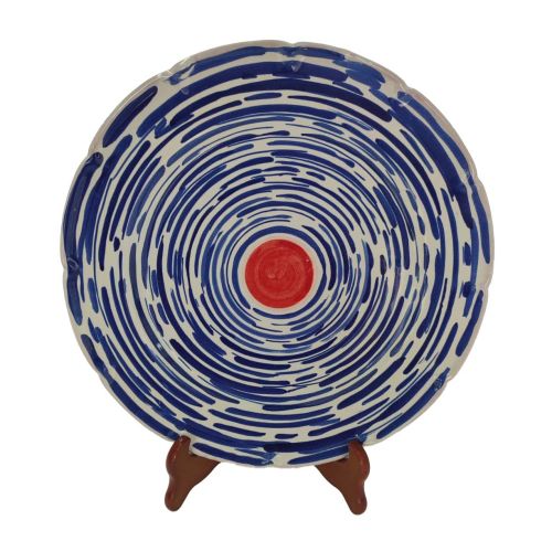 Piatto linea Moderna in ceramica vietrese  fondo, piano,... 2