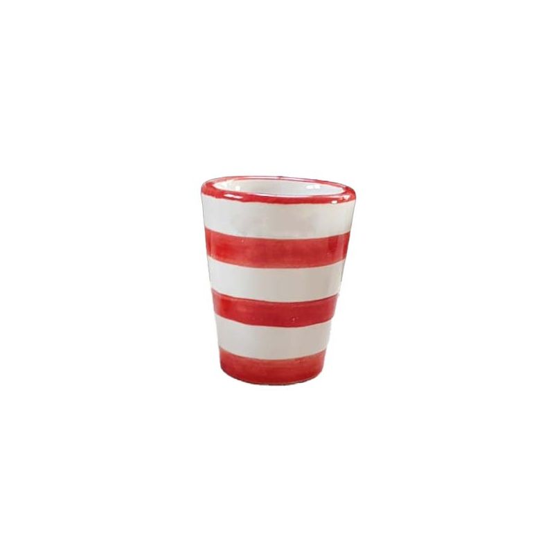 Glass. Shot glass. Limoncello. Stripes Line....