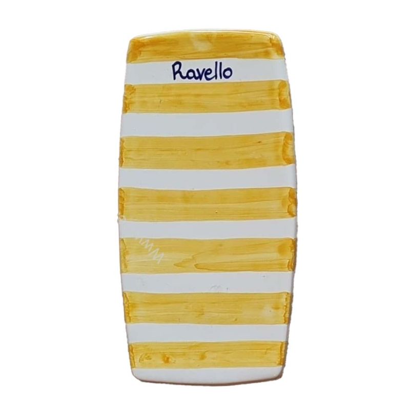 Sushi plate Stripes line. Hand-painted Vietri...