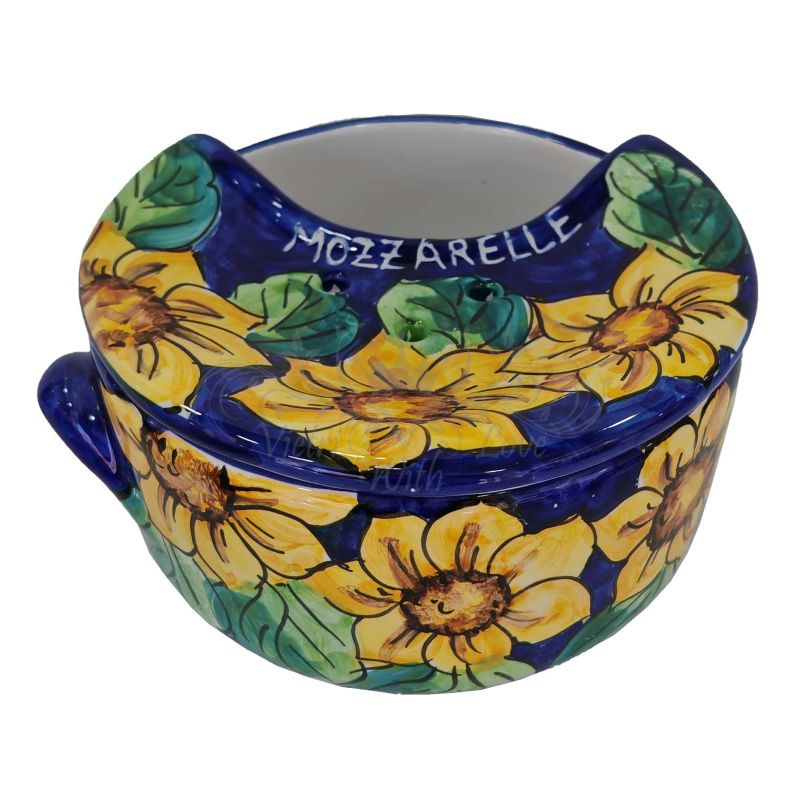 Sponzapane Porta Mozzarella decoración floral...