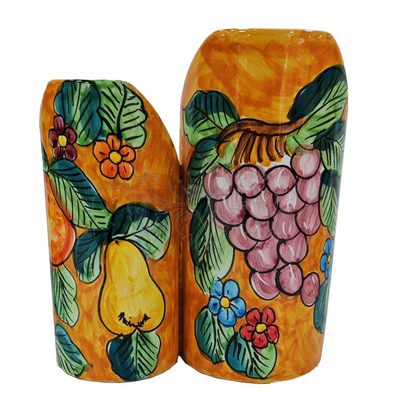 Porta bicchieri doppio a Unghia Linea Frutta....