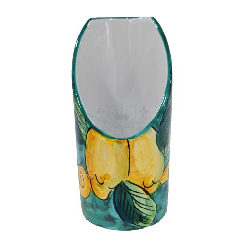 Porta bicchieri a Unghia Linea Limoni. Dipinto a mano...