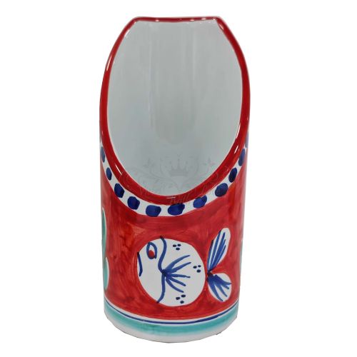 Glass Holder Animal Line. Hand Painted Vietri Ceramics