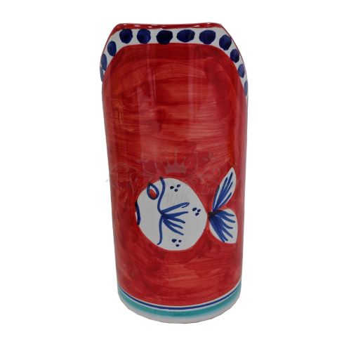 Glass Holder Animal Line. Hand Painted Vietri Ceramics