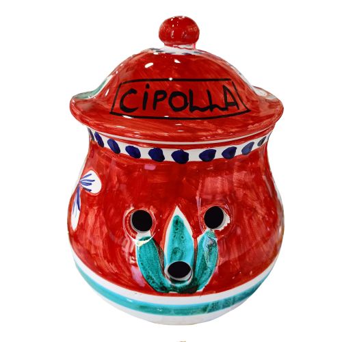 copy of Barattolo Porta Spezie. Ceramica di Vietri dipinta a mano.