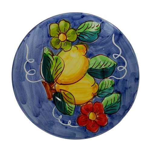 Cup. Perfect for milk, cappuccino, or tea. Lemon & Flowers line. Vietri ceramic. Hand-painted.