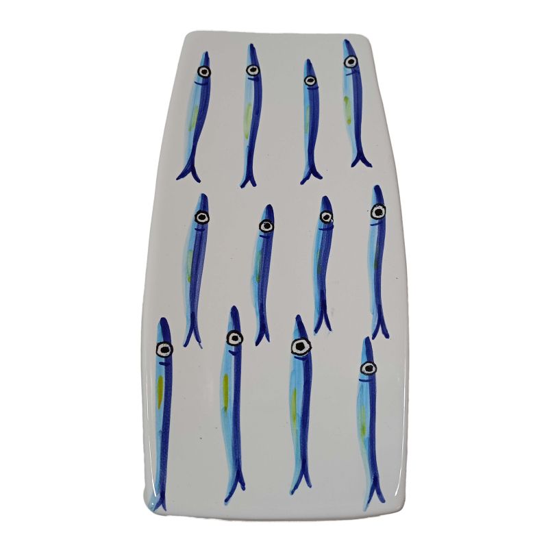 Assiette sushi. ligne sardines. Céramique de...