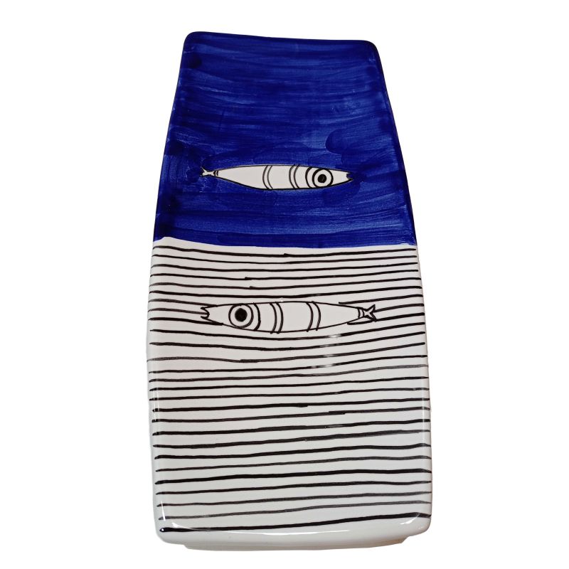 Assiette sushi. ligne sardines. Céramique de...