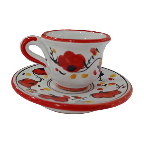 Kaffeetasse mit Untertasse. Big Mama-Linie....