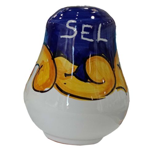 Set sale pepe fondo verde. Ceramica di Vietri dipinta a mano 2