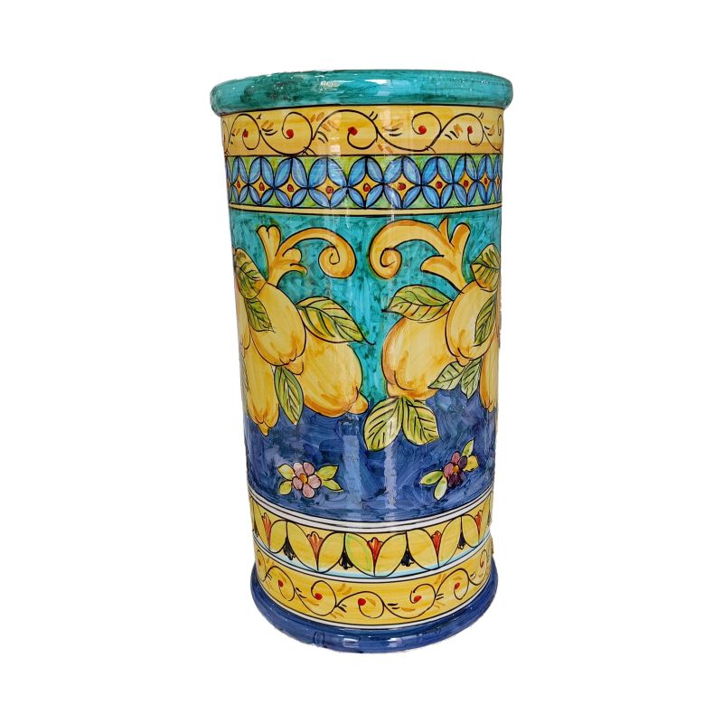 Vase parapluie. Ligne baroque et citrons, en...