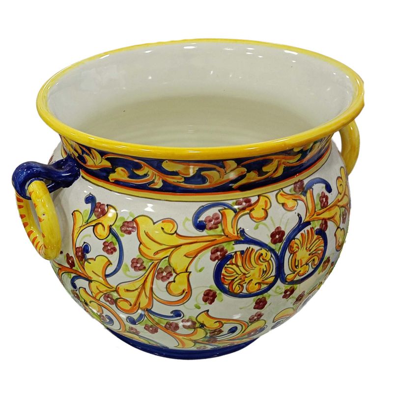 Cachepot Portapianta Modello Positano. Ceramica...