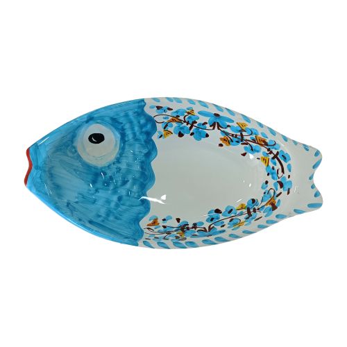 Dish, Plate Fish Shape handpainted in Vietri ceramic 2