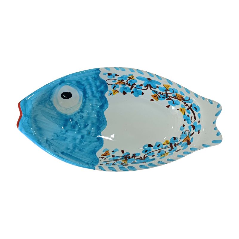 Dish, Plate Fish Shape handpainted in Vietri...