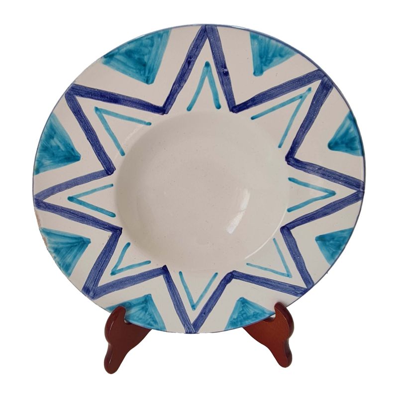 Plato sombrero de cura. Línea Geométrica....