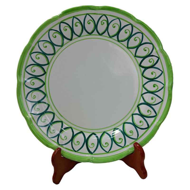 Plato de línea Geométrica. Cerámica de Vietri...