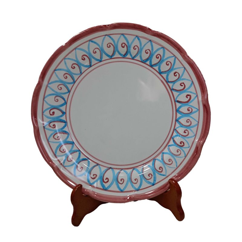 Assiette ligne geométrique. céramiques Vietri...