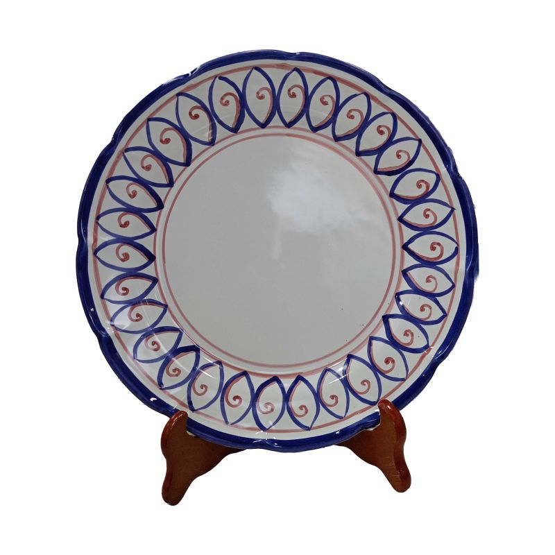 Plate. Geometric Collection. Hand-painted....
