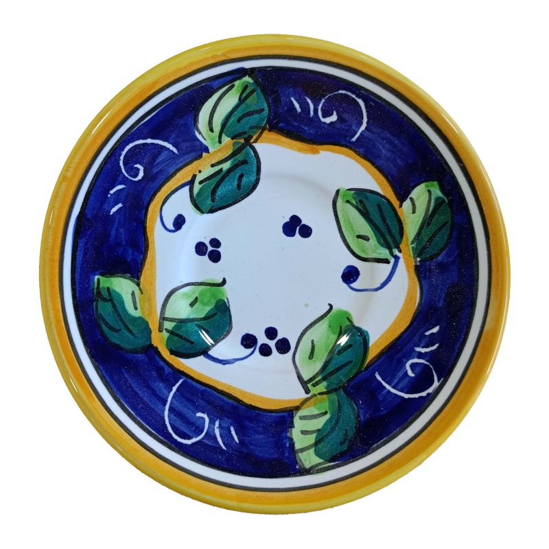 Taza con platito. Línea Limones. Cerámica de...