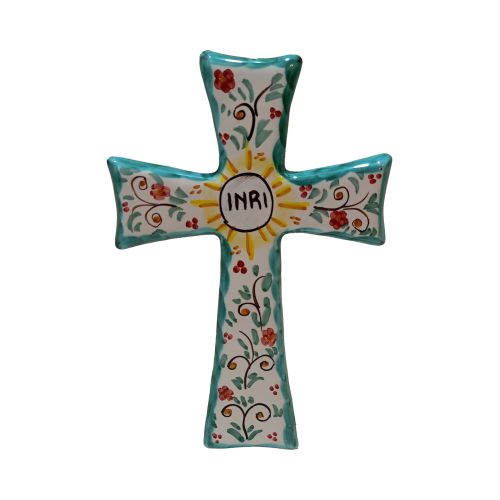 Souvenir de la Sainte Croix Ligne fleurs. Céramique... 2