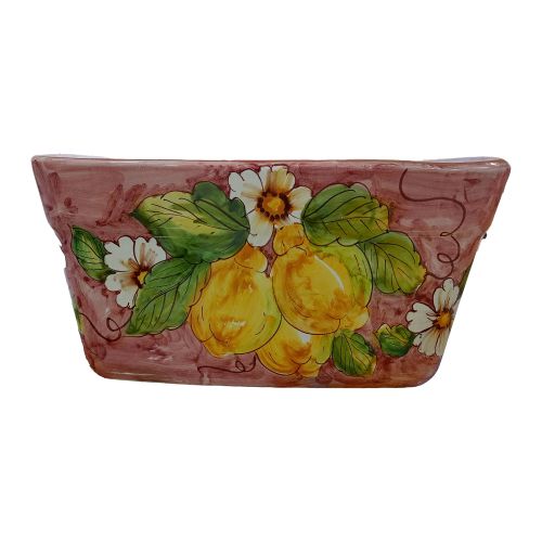 Jardinière rectangulaire. Ligne Citrons et Fleurs....