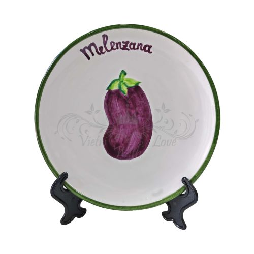 Plate. Vegetable Garden Line. Vietri Ceramics. Available... 2