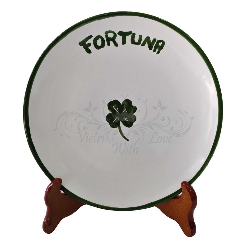 Piatto linea Fortuna. Ceramica di Vietri...