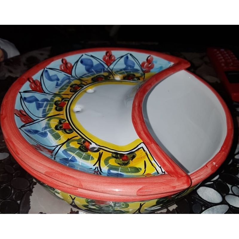 Sponzapane Porta Mozzarella decoro geometrico -...