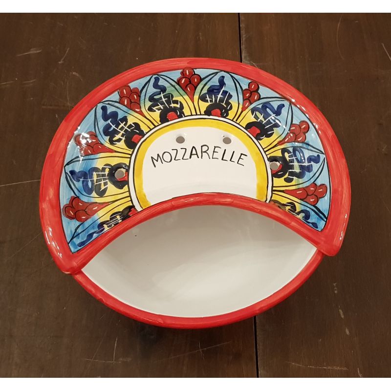 Sponzapane Porta Mozzarella decoro geometrico -...
